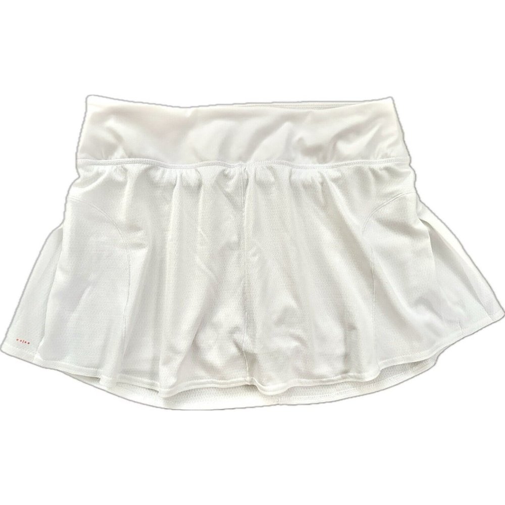 Adidas Heat.rdy Womens Elastic Waist White Tennis Golf Skirt Skort Size M